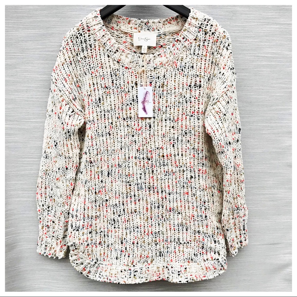 Jessica Simpson Confetti Sweater Size S